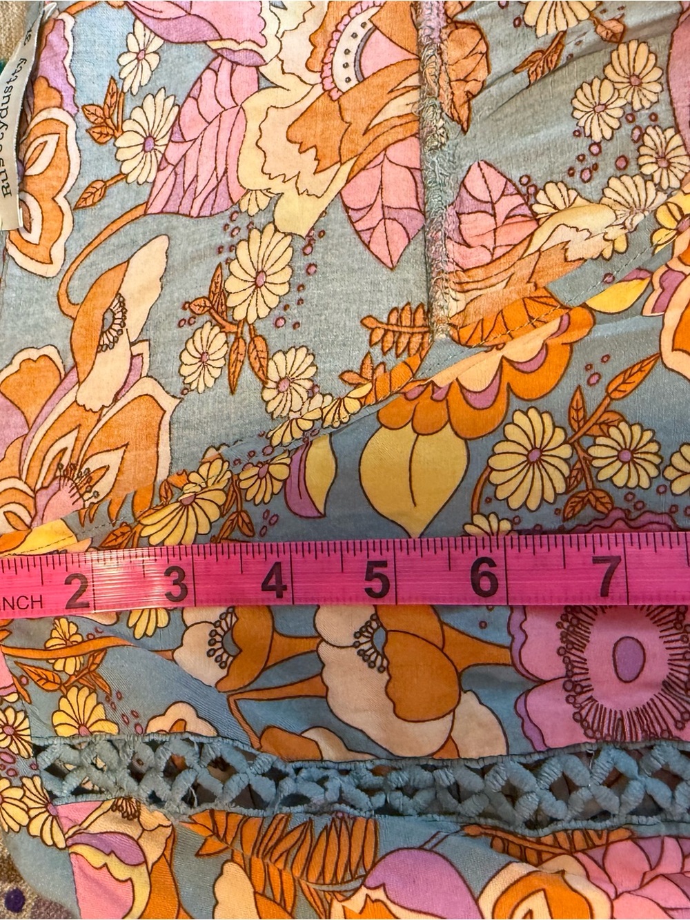 Rusttydustty 3XL Floral V-Neck Dress Flowy Boho Western Hippy Cute Comfy - Picture 11 of 17